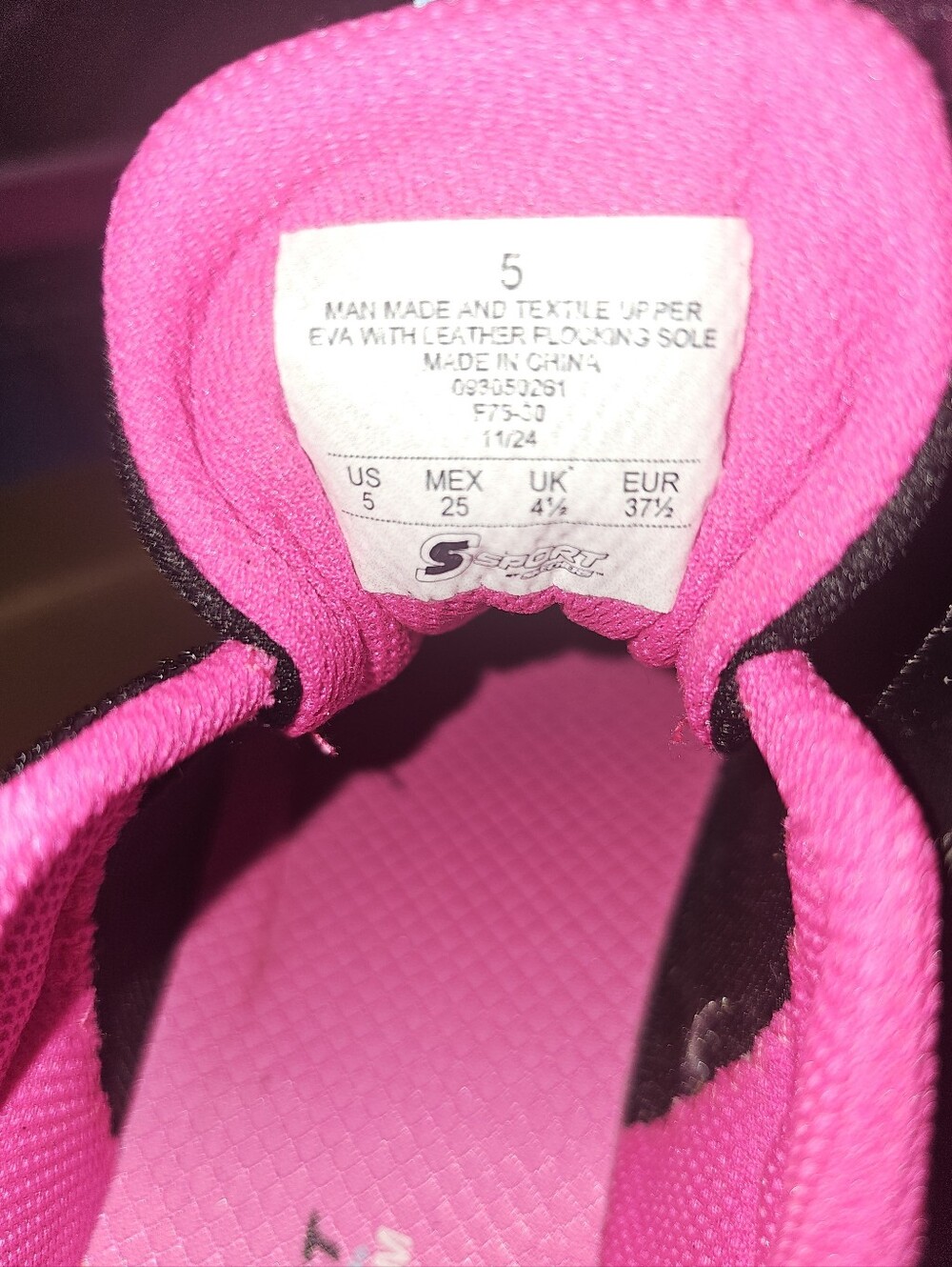 S Sport By Skechers Girl's Sneakers - Picture 6 of 6